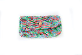 Crocheted Clutch from Recycled Plastic